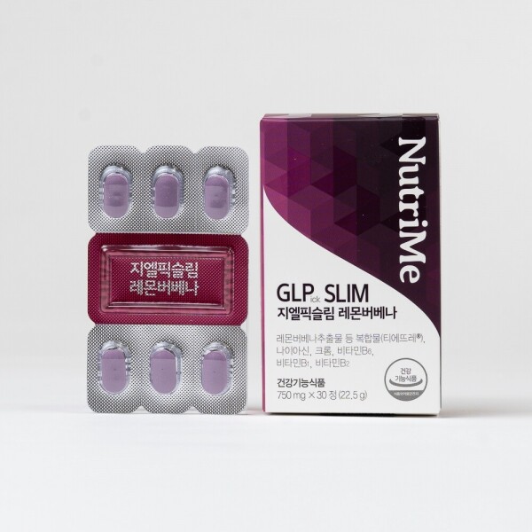 NutriMe,뉴트리미 지엘픽슬림 레몬버베나 6개월분 (30정*6개)